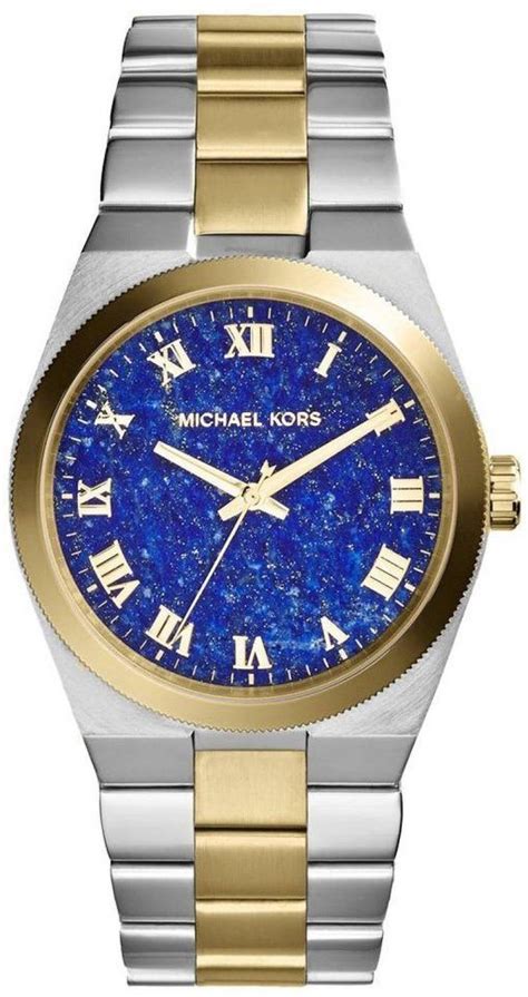 damenuhr blaues ziffernblatt michael kors|Designer.